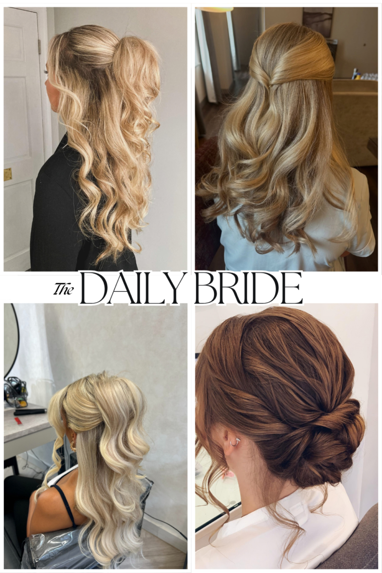 ridal Half Up Half Down Hair